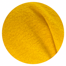 Laden Sie das Bild in den Galerie-Viewer, NeRo Rollrandmütze aus Wolle (Merino) in gelb
