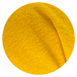 NeRo Rollrandmütze aus Wolle (Merino) in gelb