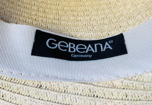 Gebeana - Sommerhut mit schwarzem Band