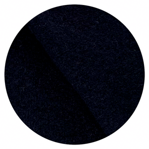 NeRo Rollrandmütze aus Wolle (Merino) in schwarz