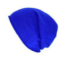 Laden Sie das Bild in den Galerie-Viewer, NeRo Rollrandmütze aus Wolle (Merino) in blau / indigo
