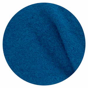 NeRo Rollrandmütze  aus Wolle (Merino) in blau / petrol