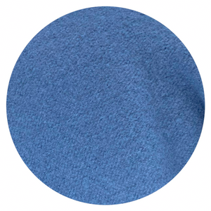 NeRo Rollrandmütze aus Wolle (Merino) in blau / stahlblau